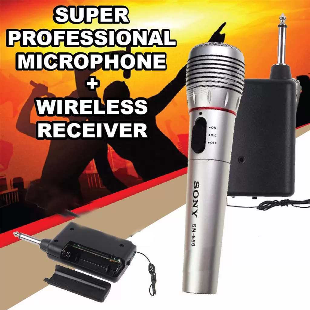 Professional NC650 Wired & Wireless Mic Support