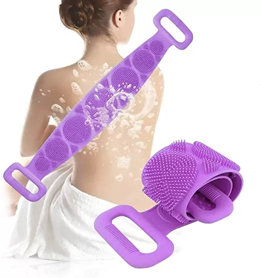 Generic Body Scrubber Belt Double Side Shower Exfoliating - image 1