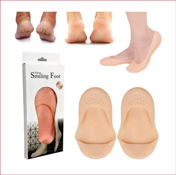 Smiling Foot Heel Crack Guard Full Length Silicone Gel - image 2