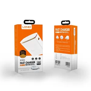 LDNIO A1301Q 18W QC3.0 Single USB Port Fast Charge Wall Charger