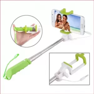 Rainbow Mini Monopod 3.5mm Plug Selfie Stick