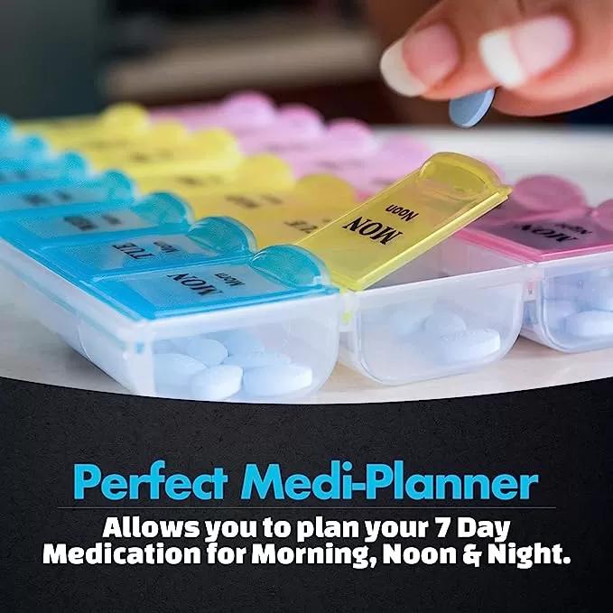 Generic Pill Organizer Weekly Three-Times-a-Day - image 4