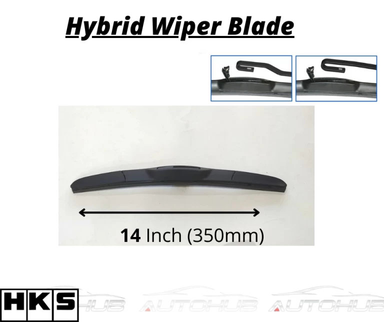 HKS 14″ Hybrid Wiper Blades Superior Wiping