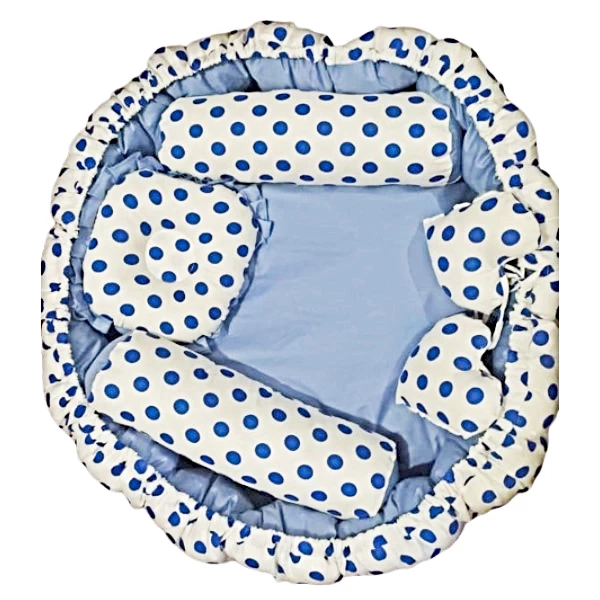 Blue Pond 6 in 1 New Born Baby Bedding Set