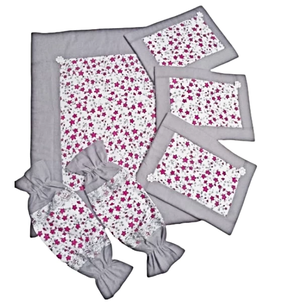 Generic 6 in 1 New Born Baby Bedding Set