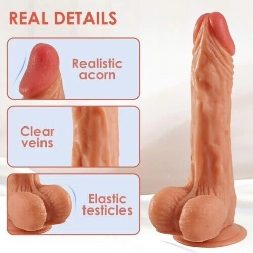 Realistic Dildo Cock Big Penis G-spot Butt Sex Toy - image 3