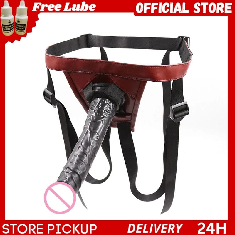 Adjustable strap on with 8 inch dildo sex toy - image 1