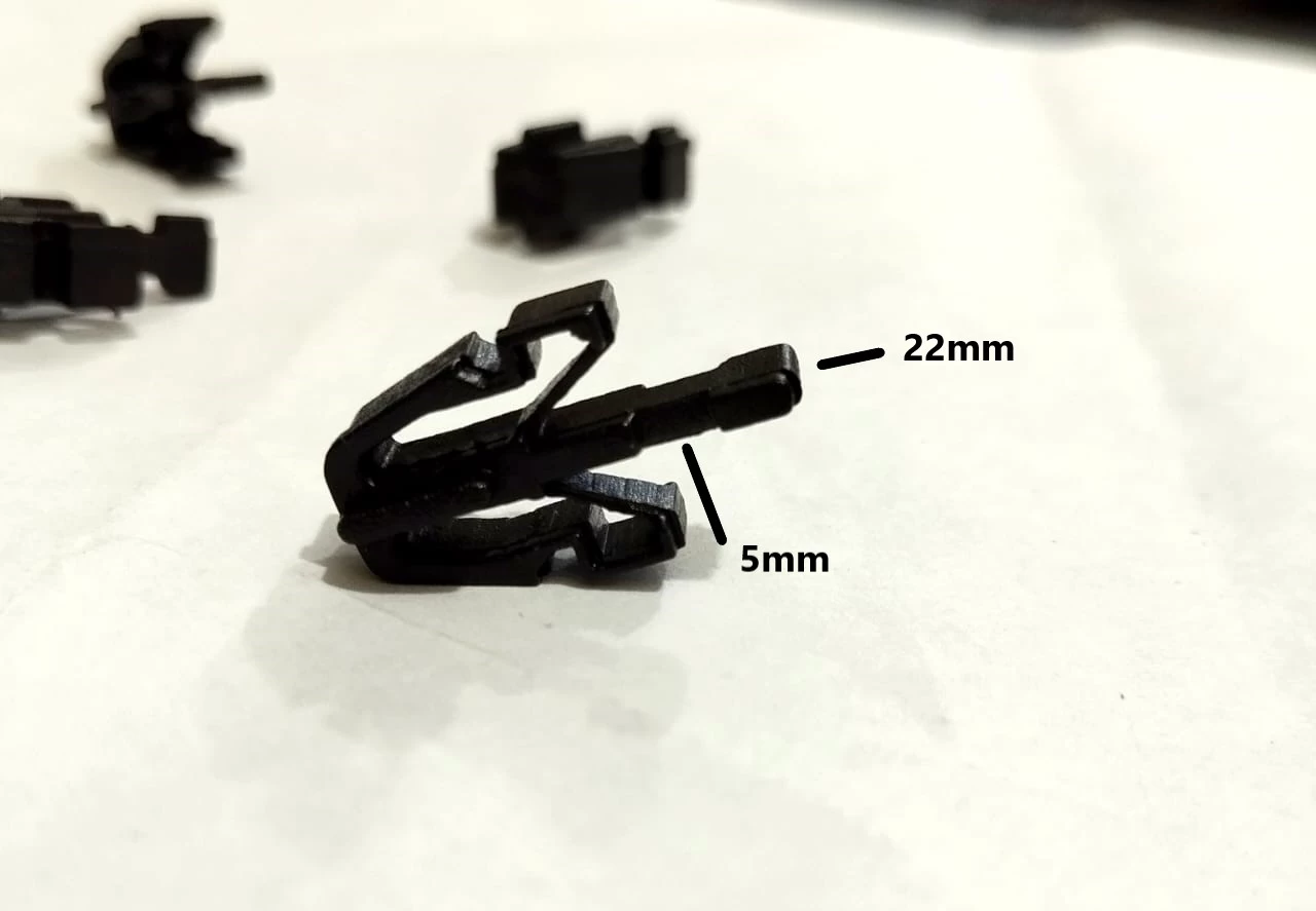 Generic 10Pcs Car Grille Mounting Clip
