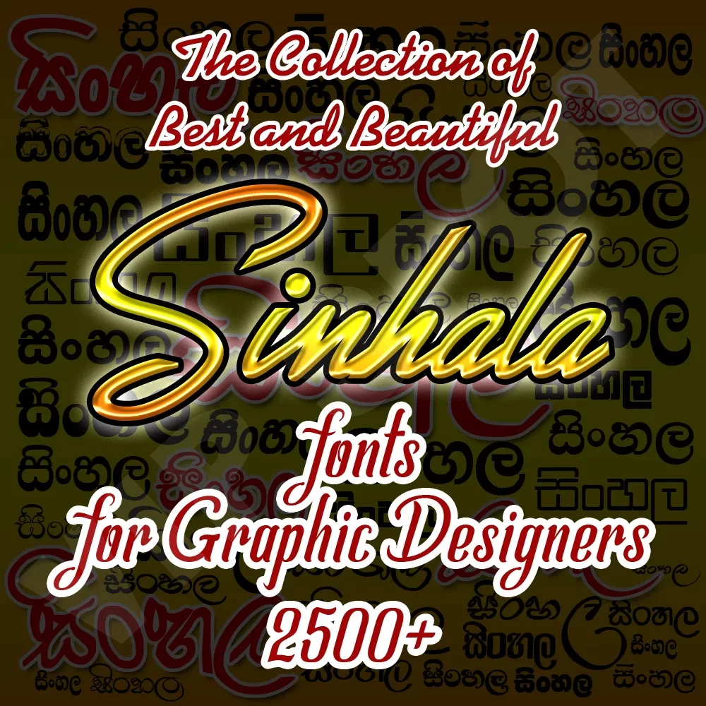 Generic 16000+ English Sinhala Tamil Font Collection - image 5