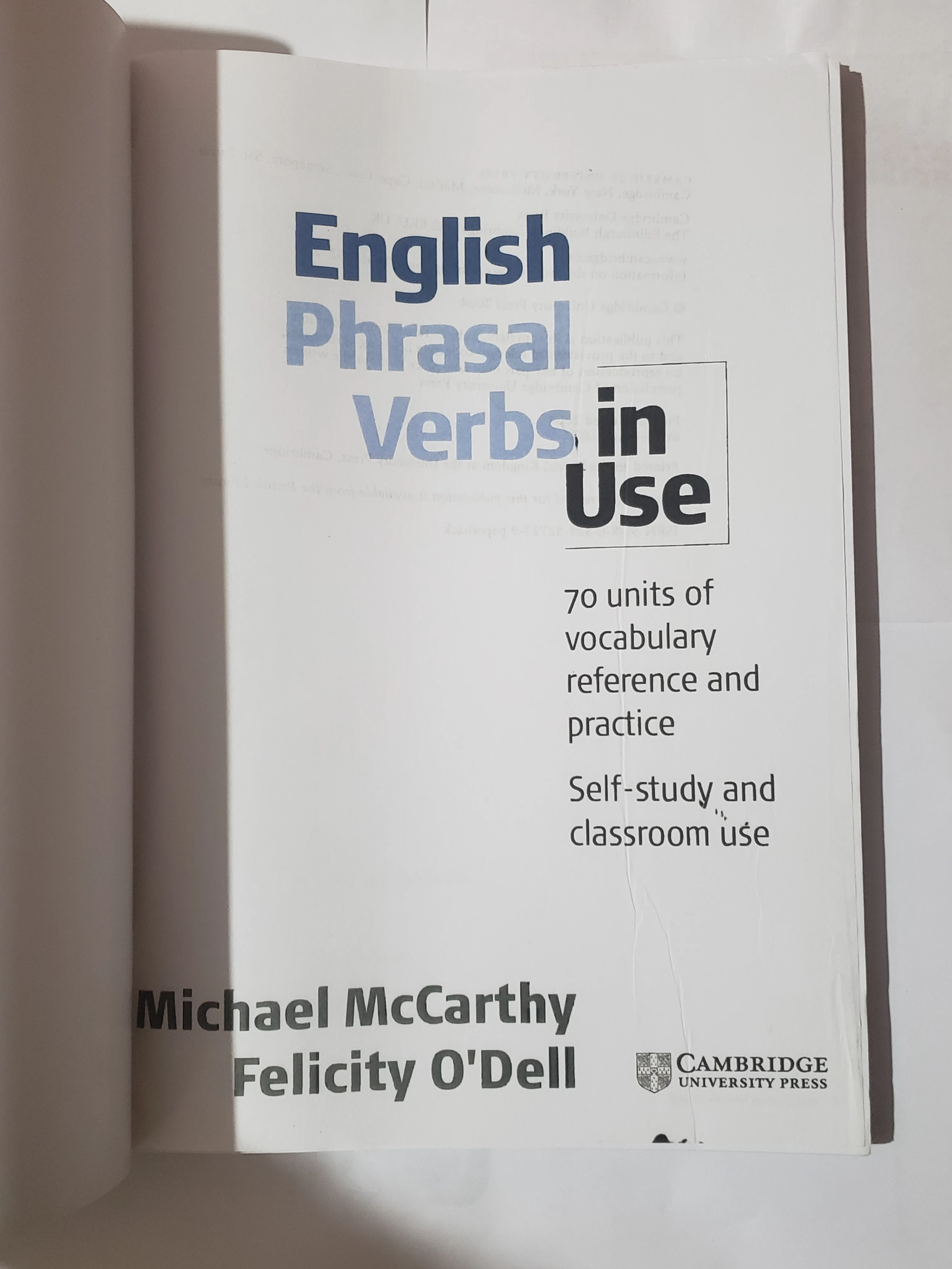 Cambridge English Phrasal Verbs in Use Book - image 3
