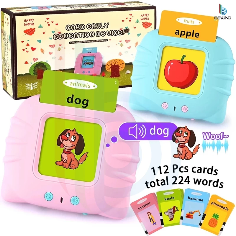 Generic Flash Cards Game Animal Sounds Toy 112 Cards