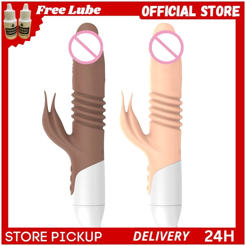 Heat up and down g spot rabbit Vibrating Dildo sex toy - image 1