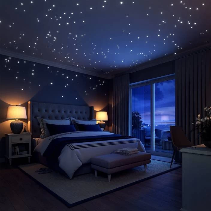 Generic Radium Stars Wall Stickers 100Pc Luminous - image 2