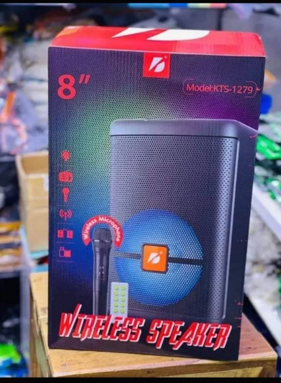 KTS 1279 Wireless Bluetooth Mic Remote Speaker - image 3