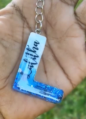 Generic Letter Keytag Customized - image 2