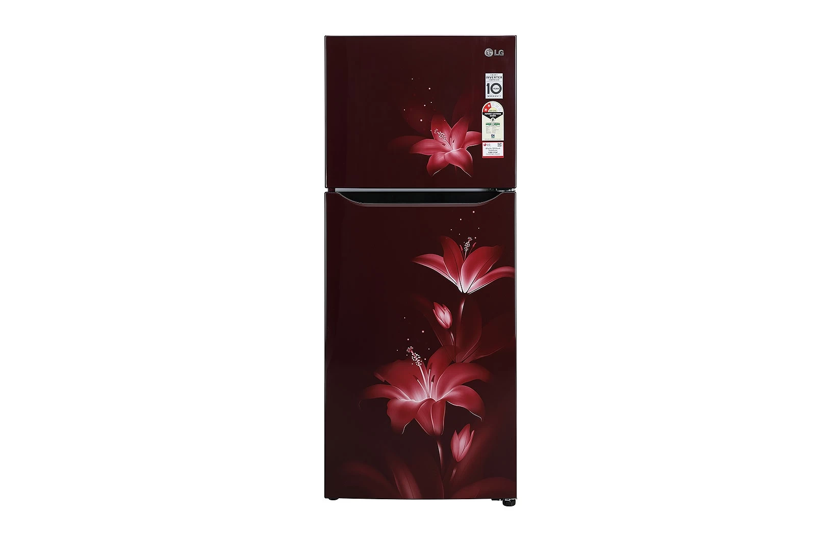 LG 260L Inverter Refrigerator Ruby Glow - GL-K272SPTL