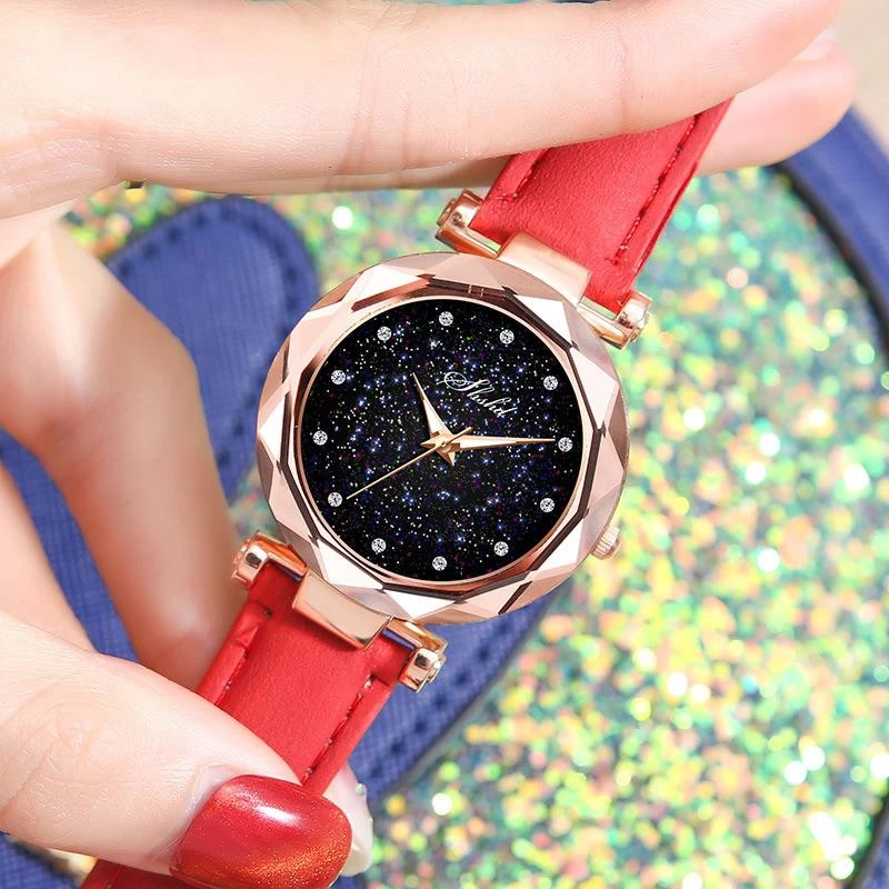 Luxury Diamond cut casual watches for women wrist watch - image 2