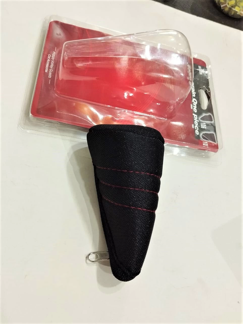 Generic Gear Shift Knob Cover Non-Slip Nylon Cotton - image 3