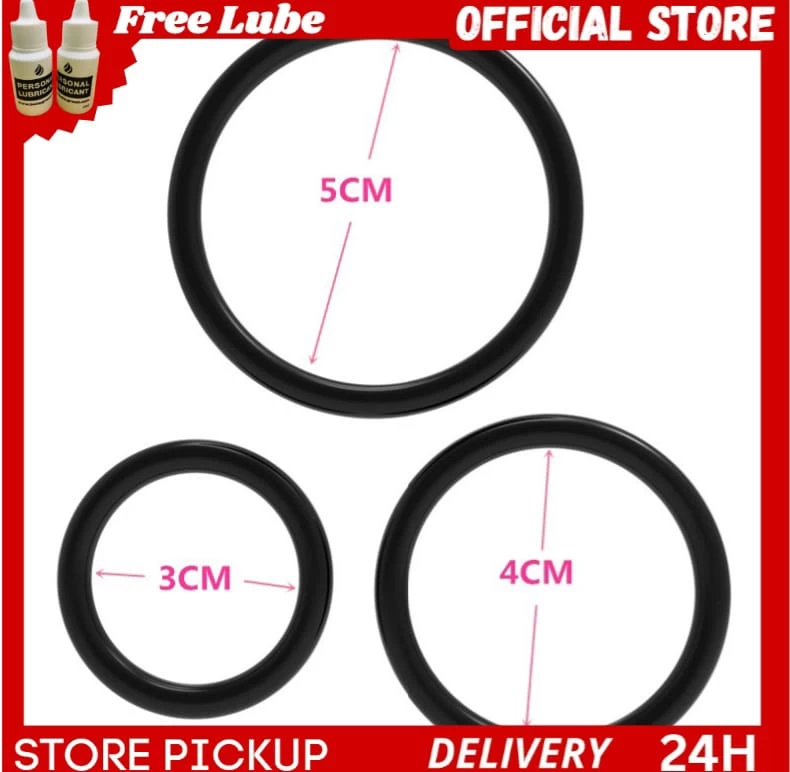 Men Delay cock penis ring 3 pcs set sex toy