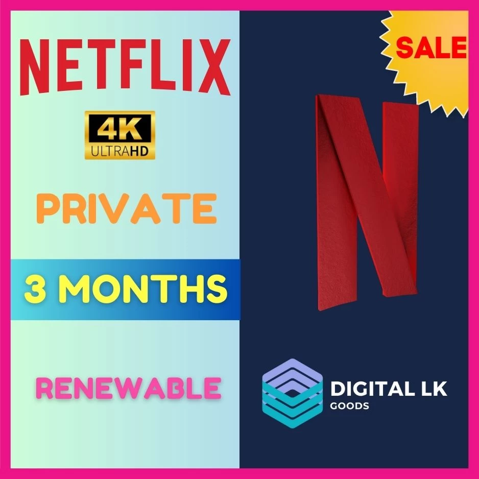 Netflix 4K UHD 3 Months Private Profile