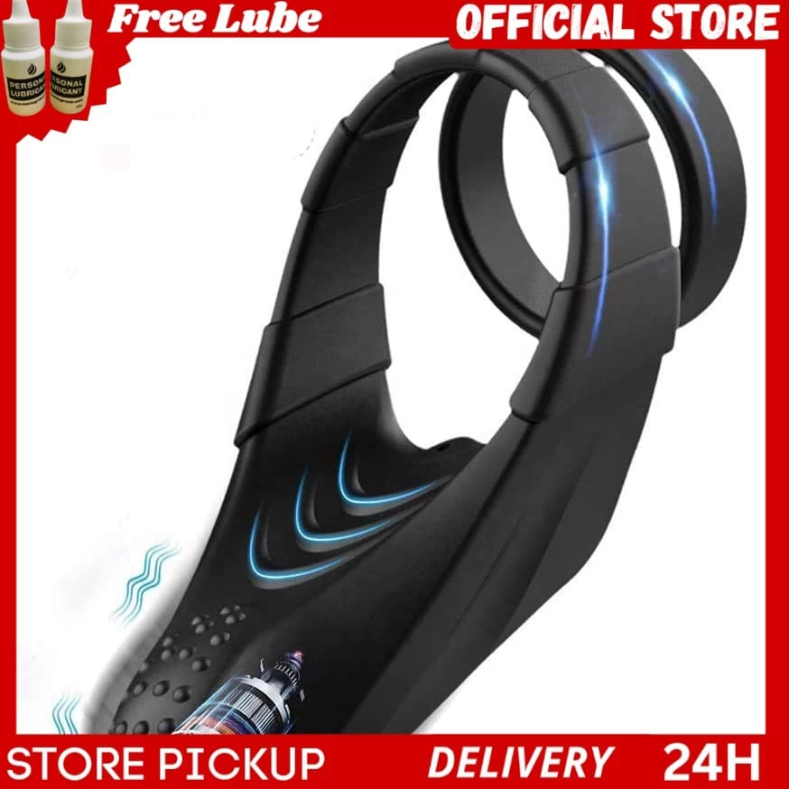 Penis sperm Delay Ejaculation Vibrate Cock Ring sex toy