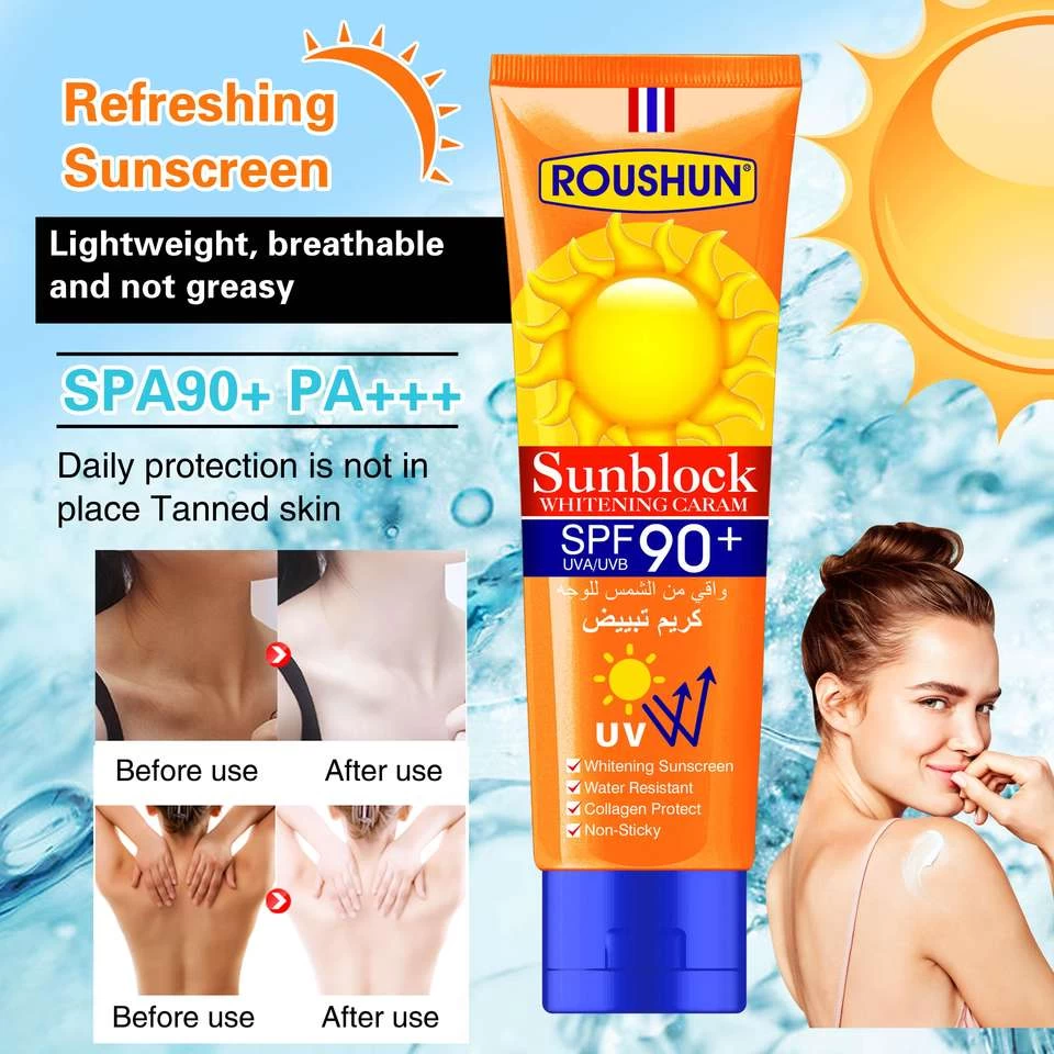 ROUSHUN SPF90 Moisturizing Sun Protection Cream 100ml - image 5