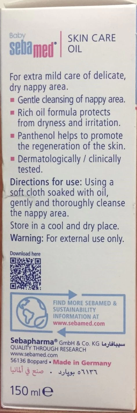 SEBAMED Baby Skin Care Oil Delicate Nappy Area - image 3