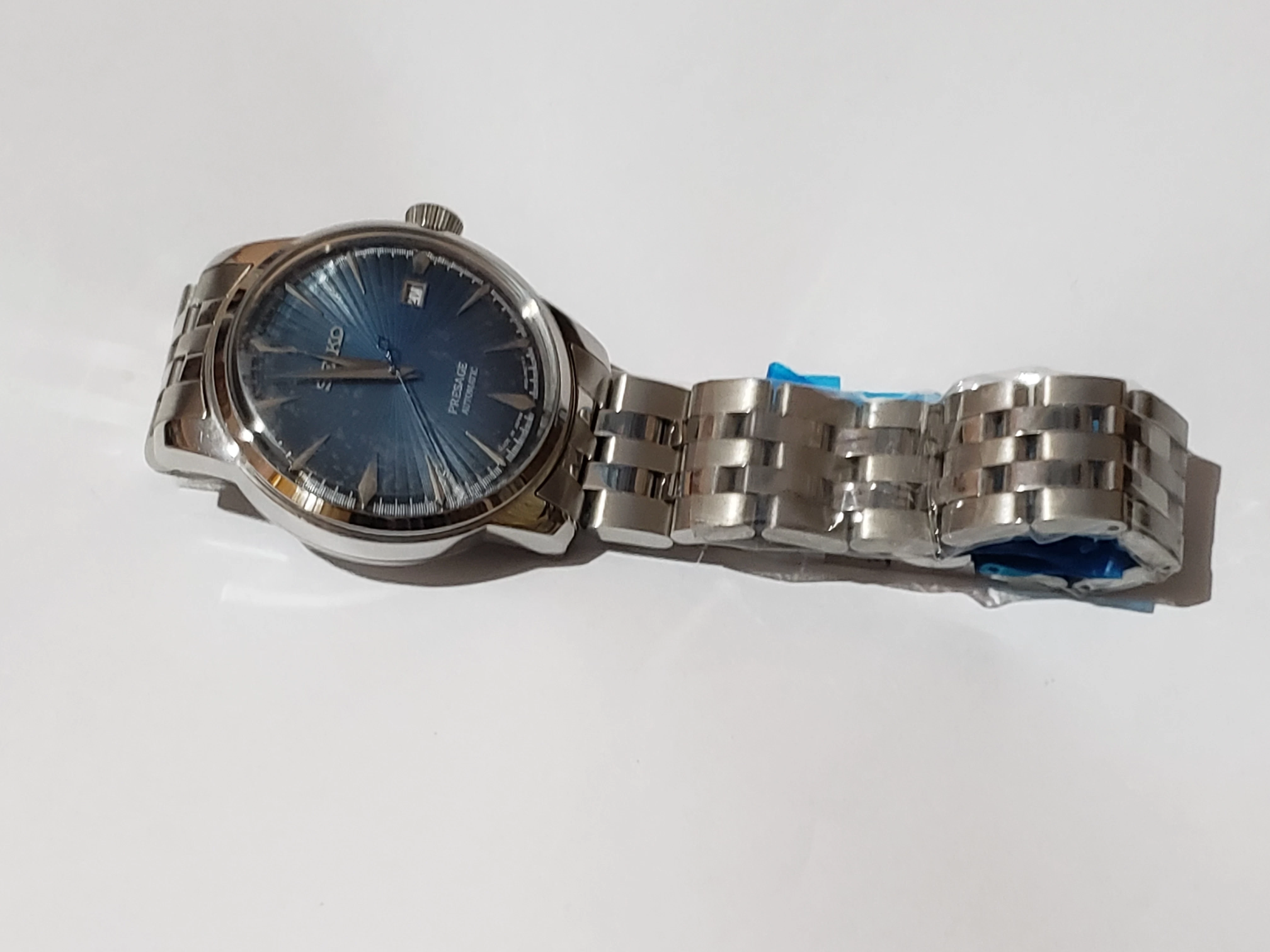 Seiko Ocean Blue Automatic Watch - image 4