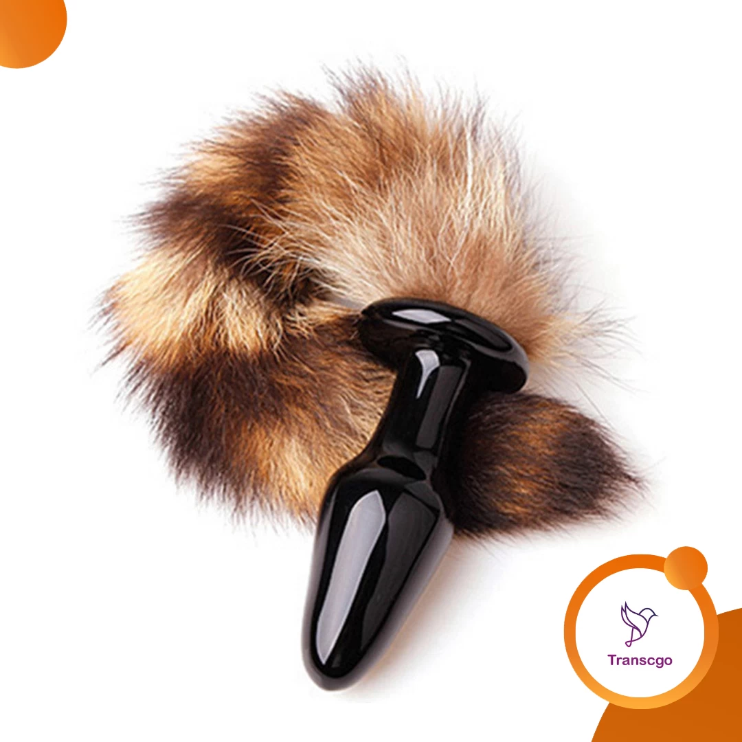 Generic Fox Fur Tail Glass Anal Plug Cosplay - image 2