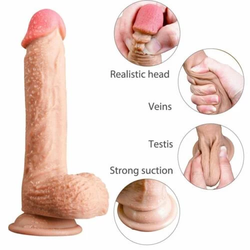 Generic 6" Dildo Lifelike Silicone Sex Toy - image 9