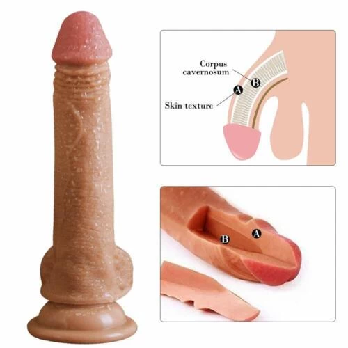 Generic 6" Dildo Lifelike Silicone Sex Toy - image 8