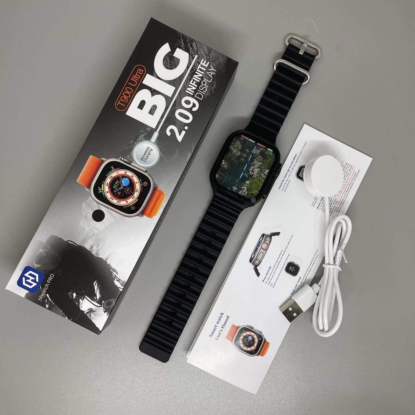 Generic T900 Ultra 49mm 2.09 inch Screen BT Call - image 3