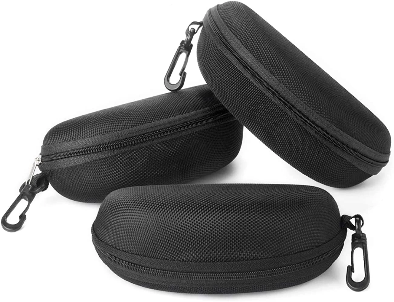 Generic Sunglass Pouch Black Portable Hard Case - image 4