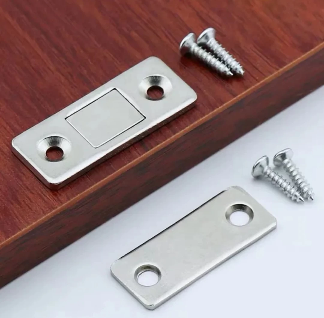 FATLODA Thin Cabinet Magnets Stainless Steel 4pcs - image 2