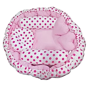 Pink Pond 6 in 1 New Born Baby Bedding Set