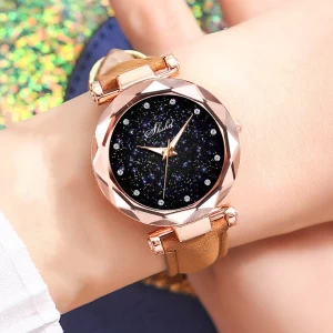 Luxury Diamond cut casual watches for women wrist watch