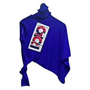 Polo Men's Printed T-Shirt Full Sleeve (Blue)