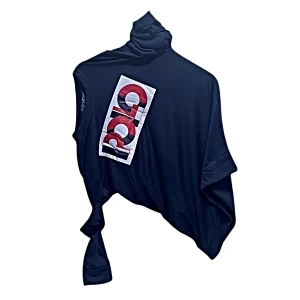 Polo Men's Printed T-Shirt Full Sleeve (Navy Blue)
