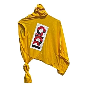 Polo Men's Printed T-Shirt Full Sleeve (Yellow)