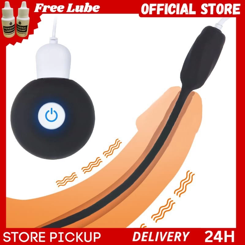 Vibrating Urethral penis plug Remote 20 Freq sex toy