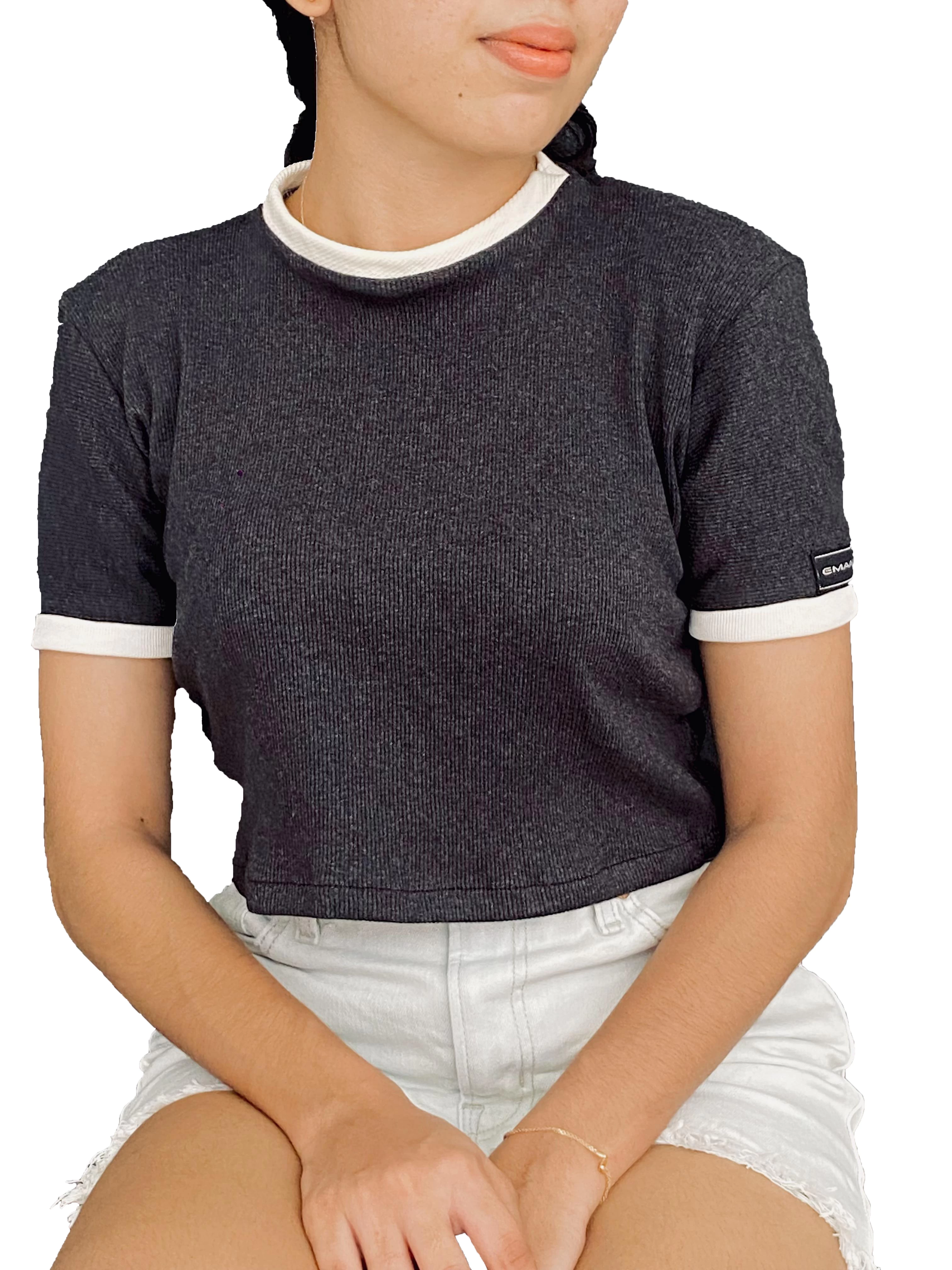 Generic Women's High Neck Mini T Shirt