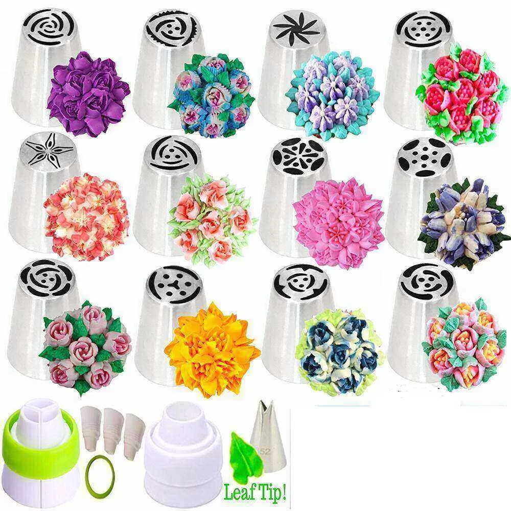 Generic 109 Pcs Cup Cake Decorating Tool Kit w/ Russian Nozzle - image 5