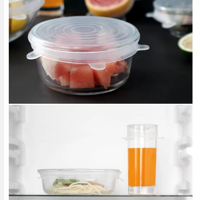 Generic Silicone Lids, 12 Pcs Reusable Super Stretch - image 4