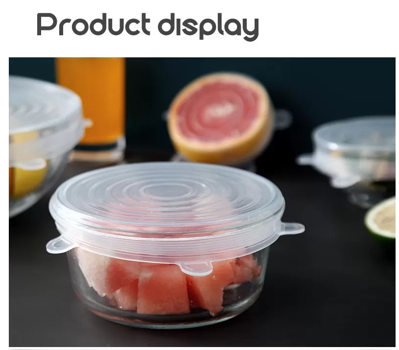 Generic Silicone Lids, 12 Pcs Reusable Super Stretch - image 6