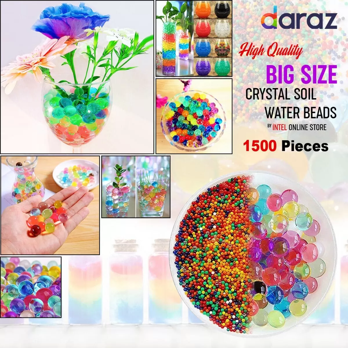 Generic Home Decor Crystal Soil Water Beads Orbeez