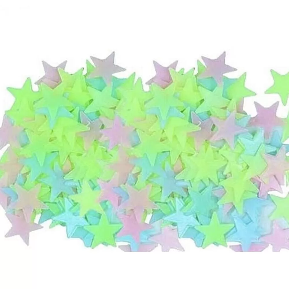 Generic Star Glow In The Dark Wall Decoration Sticker