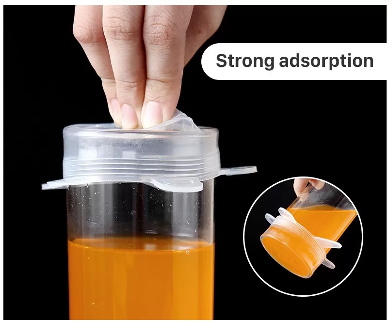 Reusable Super Stretch Silicone Lids 6 Pack - image 7