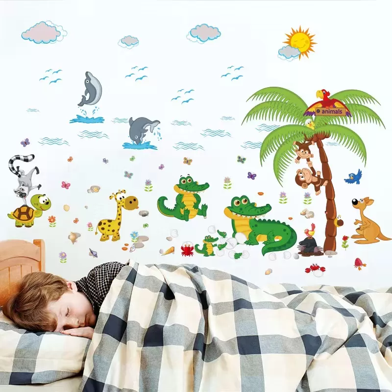 Generic Animal Tree Wall Sticker Removable Kids Nursery Decal - image 3