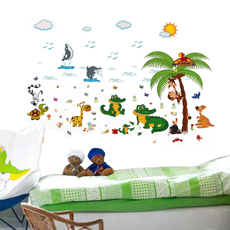 Generic Animal Tree Wall Sticker Removable Kids Nursery Decal - image 4