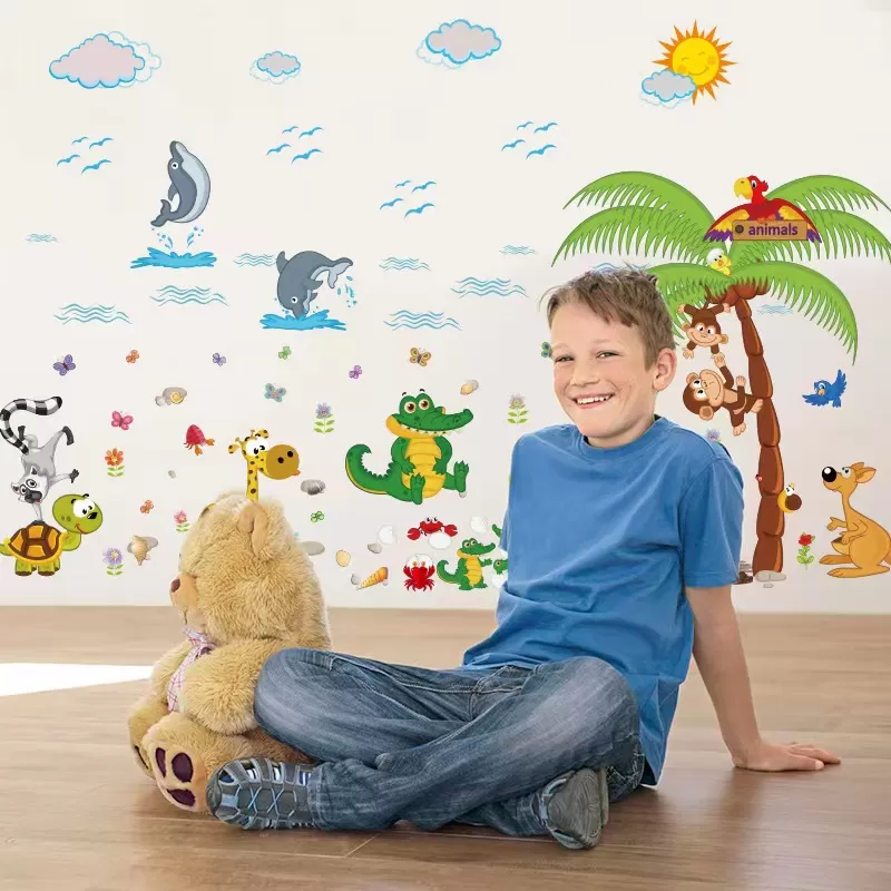 Generic Animal Tree Wall Sticker Removable Kids Nursery Decal - image 5
